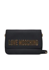 Love Moschino - LOVE MOSCHINO Torebka JC4023PP1NKD0000 Czarny. Kolor: czarny. Materiał: skórzane