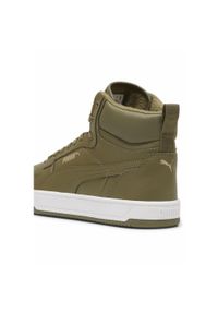Puma - Sneakersy Unisex Caven 2.0 Mid WTR PUMA. Okazja: na co dzień. Kolor: żółty, biały, wielokolorowy, zielony. Materiał: skóra. Sezon: zima