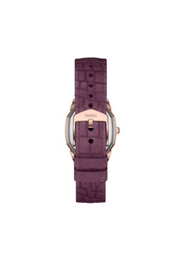 Fossil Zegarek Harlow ES5428 Fioletowy. Kolor: fioletowy