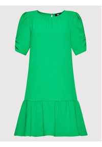 DKNY Sukienka codzienna DD2A3935 Zielony Relaxed Fit. Okazja: na co dzień. Kolor: zielony. Materiał: syntetyk. Typ sukienki: proste. Styl: casual