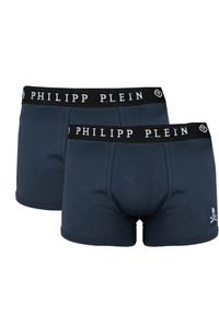 Philipp Plein Bokserki "2-Pack" | UUPB01 | Mężczyzna | Granatowy. Kolor: niebieski. Materiał: elastan, bawełna