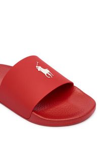 Polo Ralph Lauren Klapki 809P07314003 Czerwony. Kolor: czerwony. Materiał: guma #5