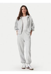 Adidas - adidas Bluza Kit 3-Stripes Full Zip Hoodie KV9879 Szary Regular Fit. Kolor: szary. Materiał: bawełna #2