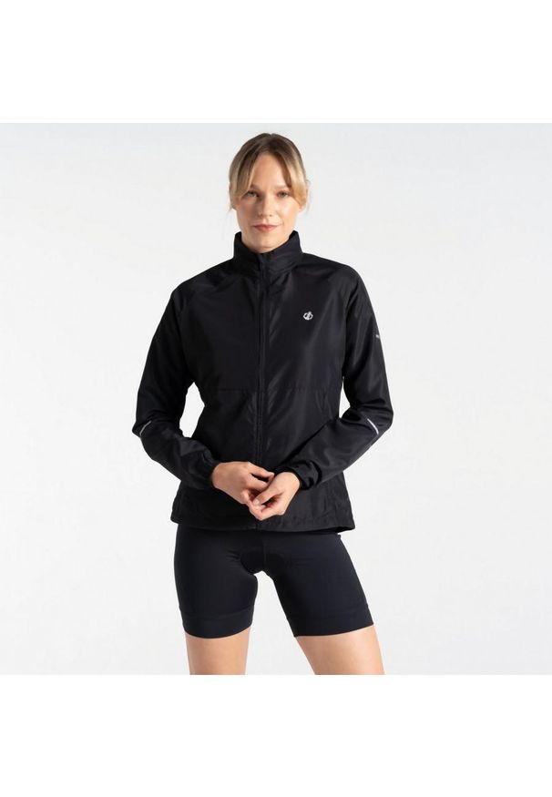DARE 2B - Kurtka wiatrówka damska Resilient III. Kolor: czarny. Materiał: softshell. Sport: turystyka piesza