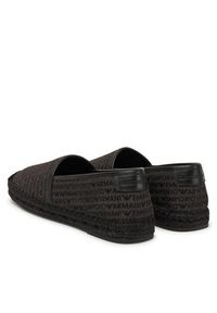 Emporio Armani Espadryle X4S030 XR338 K001 Czarny. Kolor: czarny. Materiał: materiał