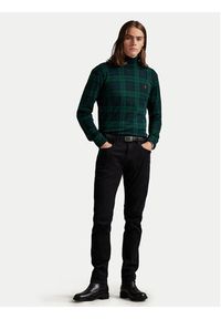 Polo Ralph Lauren Golf 710981469001 Zielony Regular Fit. Typ kołnierza: golf, polo. Kolor: zielony. Materiał: bawełna #4