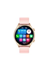 MYPHONE - Smartwatch myPhone Watch EL różowo/złoty. Rodzaj zegarka: smartwatch. Kolor: różowy, złoty, wielokolorowy. Styl: klasyczny, elegancki #4