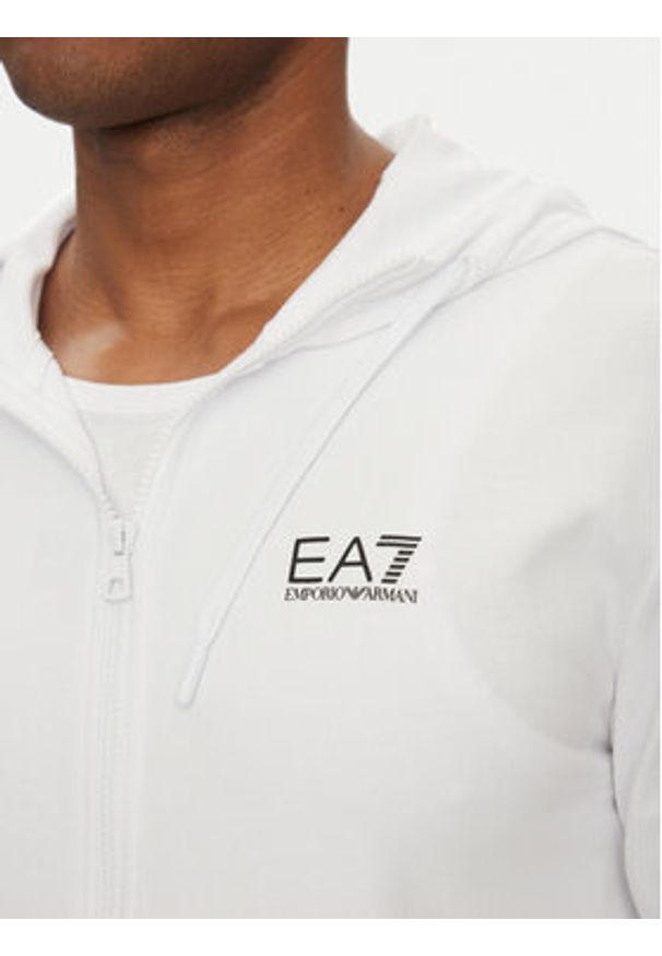 EA7 Emporio Armani Bluza 7M000568 AF13512 M0003 Biały Regular Fit. Kolor: biały. Materiał: bawełna