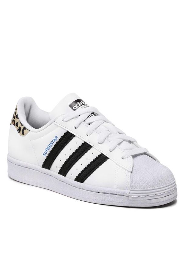 Adidas - adidas Buty Superstar J GW4062 Biały. Kolor: biały. Materiał: skóra. Model: Adidas Superstar