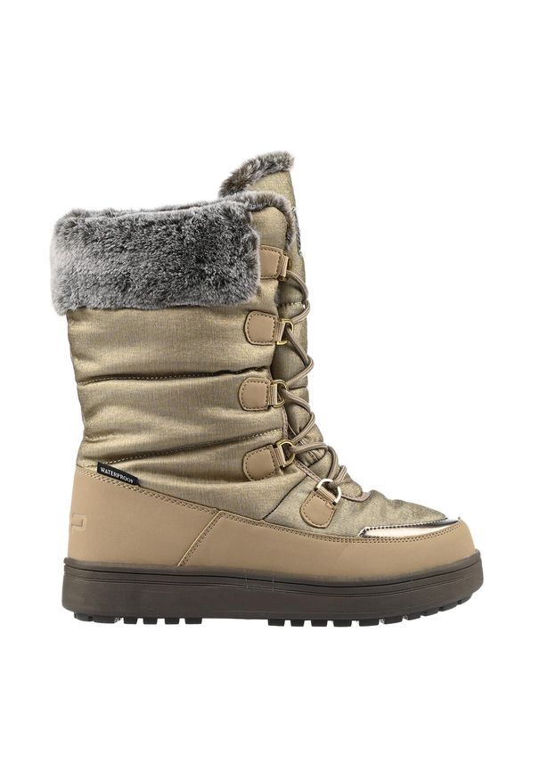 Śniegowce wodoodporne damskie buty zimowe CMP ROHENN WP. Okazja: na co dzień. Kolor: beżowy, wielokolorowy, czarny. Sezon: zima