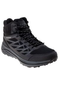 Hi-tec - Wygodne Buty Męskie Wodoodporność Średnia Wysokość Hewila. Kolor: czarny #1