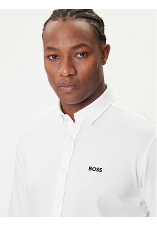 BOSS Koszula B_Motion 50544795 Biały Regular Fit. Kolor: biały. Materiał: bawełna