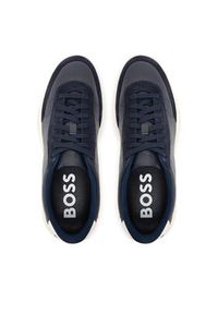 BOSS Sneakersy Baltimore 50548705 Niebieski. Kolor: niebieski. Materiał: skóra #3