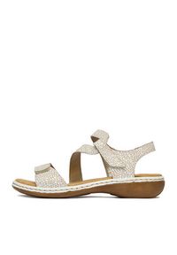 Rieker Sandały CEO-659C7-81 Beżowy. Kolor: beżowy. Materiał: skóra #3