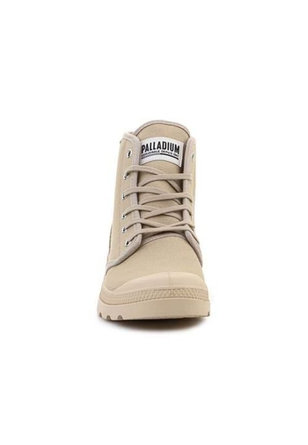 Buty do chodzenia unisex Palladium Pampa HI Originale. Wysokość cholewki: za kostkę. Zapięcie: sznurówki. Kolor: biały. Materiał: guma, materiał, syntetyk. Szerokość cholewki: normalna. Sport: turystyka piesza