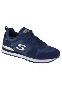 skechers - Buty do chodzenia, Skechers OG 85 111-NVY. Okazja: na co dzień. Zapięcie: sznurówki. Kolor: niebieski. Materiał: tkanina, materiał, skóra, syntetyk. Szerokość cholewki: normalna. Sport: turystyka piesza