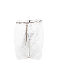 Antony Morato Szorty "Oliver" | MMSH00184-FA8900127 | Oliver | Mężczyzna | Biały. Kolor: biały. Materiał: bawełna. Wzór: aplikacja