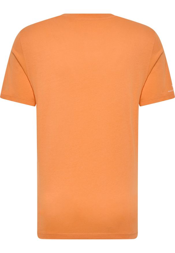 Mustang - MUSTANG AUSTIN MĘSKI T-SHIRT KOSZULKA LOGO TANGERINE 1014950 7036