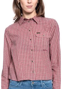 Wrangler - DAMSKA KOSZULA MATERIAŁOWA WRANGLER EXPLORER SHIRT PYRAMID SAND W5R05HC01. Materiał: materiał #7