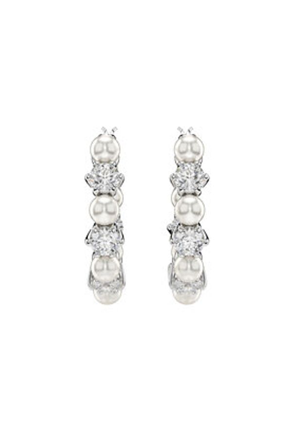 Swarovski Kolczyki Matrix 5709256 Srebrny. Materiał: metalowe. Kolor: srebrny