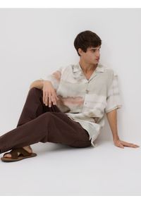 Reserved - Koszula comfort fit - wielobarwny. Materiał: wiskoza, len #1