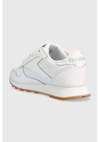 Reebok Classic sneakersy dziecięce kolor biały. Zapięcie: sznurówki. Kolor: biały. Materiał: guma. Model: Reebok Classic #3