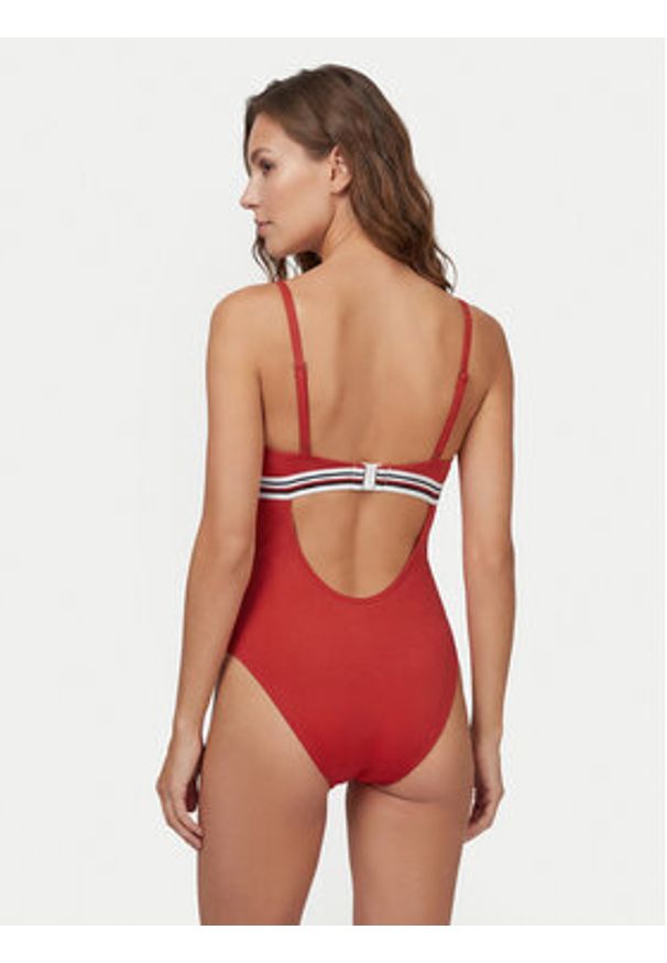 TOMMY HILFIGER - Tommy Hilfiger Strój kąpielowy UW0UW06357 Czerwony. Kolor: czerwony. Materiał: syntetyk