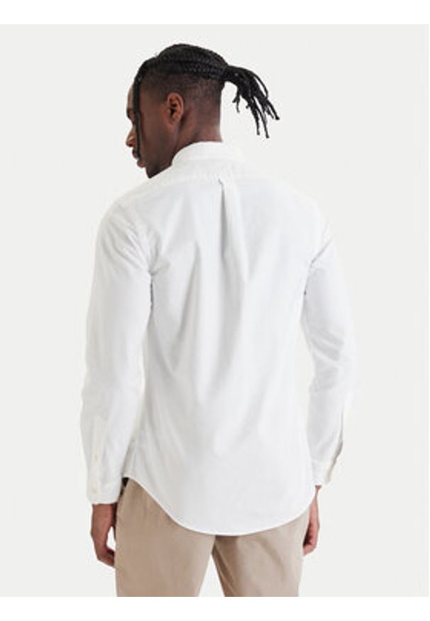 Polo Ralph Lauren Koszula Classics 710736557 Biały Slim Fit. Typ kołnierza: polo. Kolor: biały. Materiał: bawełna