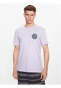 Quiksilver T-Shirt Core Bubble EQYZT07232 Fioletowy Regular Fit. Kolor: fioletowy. Materiał: bawełna #4