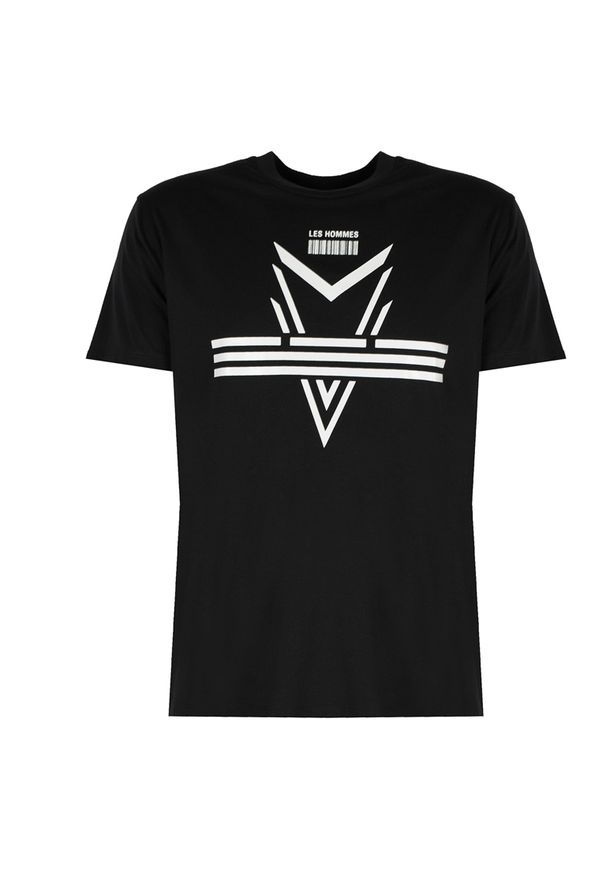 Les Hommes T-shirt Darts | LJT204 700P | Darts | Mężczyzna | Czarny. Okazja: na co dzień. Kolor: czarny. Materiał: bawełna. Wzór: nadruk. Styl: casual