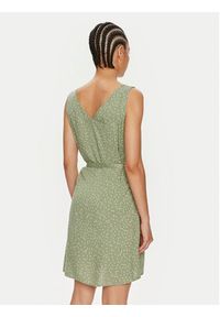 Vero Moda Sukienka letnia Bumpy 10286519 Zielony Regular Fit. Kolor: zielony. Materiał: wiskoza. Sezon: lato #5