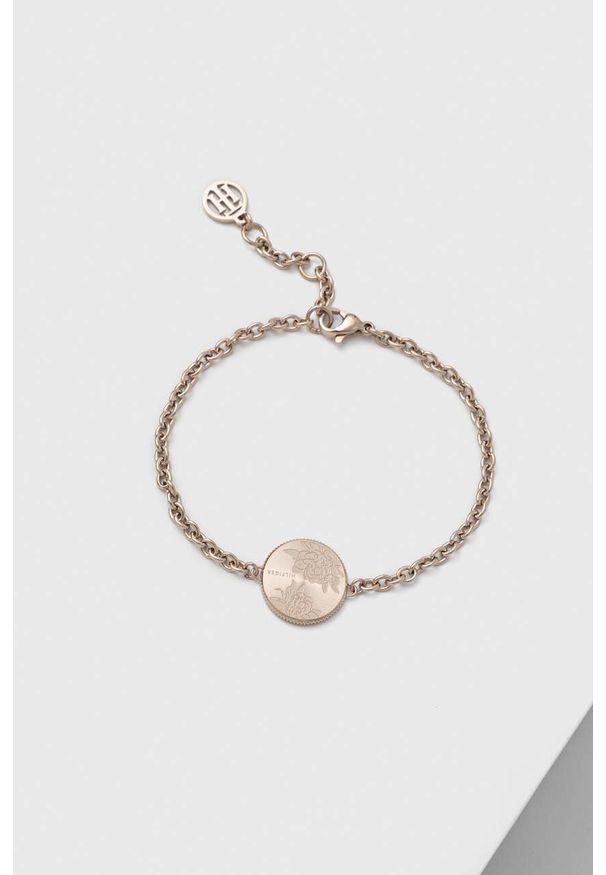 TOMMY HILFIGER - Tommy Hilfiger bransoletka damska. Kolor: złoty