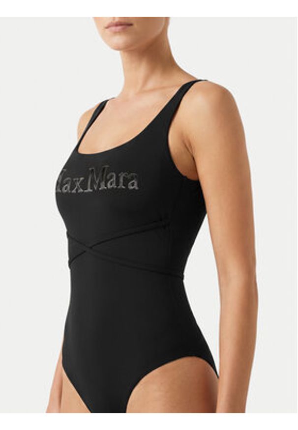 Max Mara Beachwear Strój kąpielowy 2616831229650 Czarny. Kolor: czarny. Materiał: syntetyk