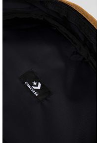 Converse plecak kolor czarny duży gładki. Kolor: czarny. Wzór: gładki #2