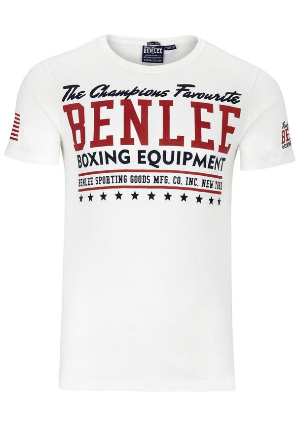 T-shirt o wąskim kroju Benlee Champions. Kolor: biały
