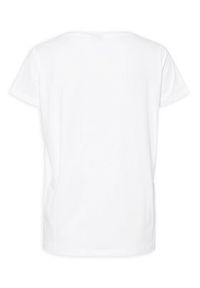 Pieces T-Shirt Tilly 17157705 Biały Regular Fit. Kolor: biały. Materiał: bawełna #7