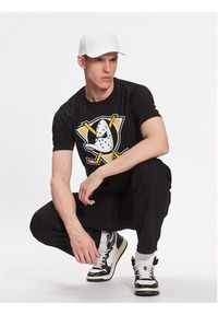 47 Brand T-Shirt NHL Anaheim Ducks Imprint '47 Echo Tee HH025TEMIME544157JK Czarny Regular Fit. Kolor: czarny. Materiał: bawełna #5