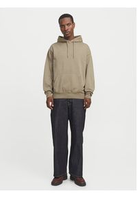 Jack & Jones Bluza Charge 12268272 Beżowy Loose Fit. Kolor: beżowy. Materiał: bawełna #3