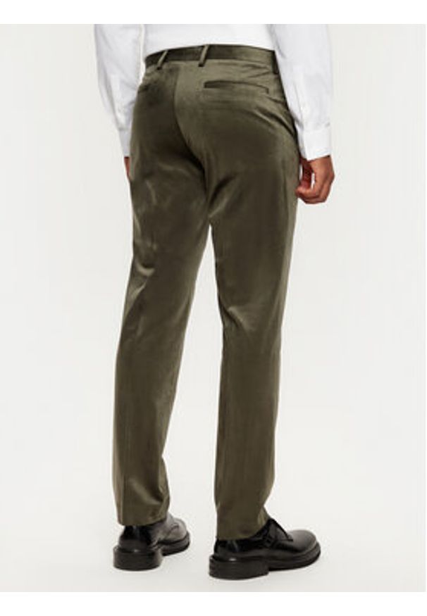 Jack & Jones - Jack&Jones Garnitur Velvet 12271528 Zielony Slim Fit. Kolor: zielony. Materiał: syntetyk