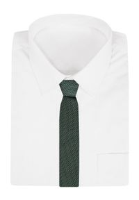 Krawat Męski - Angelo di Monti - Zielony, Regularny Wzór. Kolor: zielony. Materiał: tkanina. Styl: elegancki, wizytowy