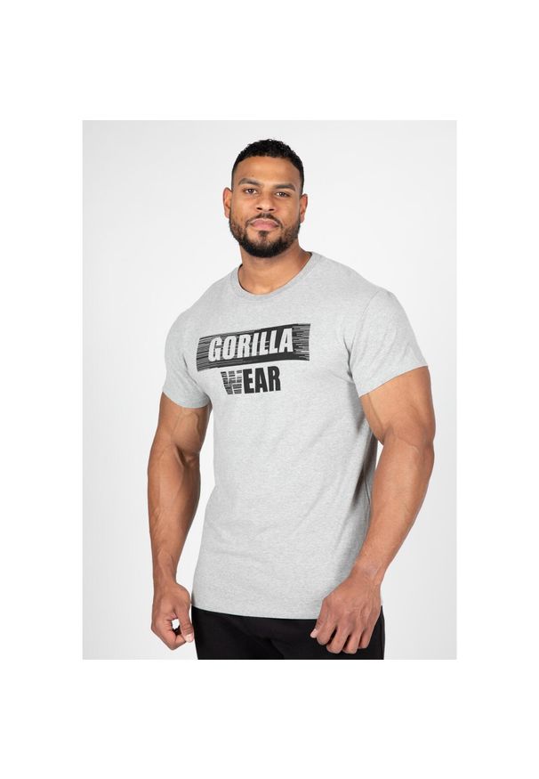 GORILLA WEAR - Murray Koszulka - Szary Melange. Kolor: szary. Sport: fitness