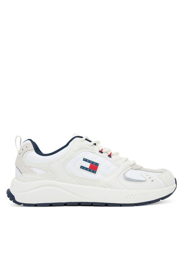 Tommy Jeans Sneakersy Tjm Runner EM0EM01581 Écru. Materiał: skóra