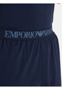Emporio Armani Underwear Piżama EM000400 AF18881 MB143 Granatowy Regular Fit. Kolor: niebieski. Materiał: bawełna #3