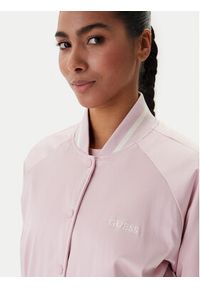 Guess Kurtka bomber V6RL02 WL022 Różowy Regular Fit. Kolor: różowy. Materiał: syntetyk, bawełna #3