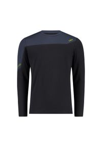 Koszulka dziecięca turystyczna CMP 34N3224. Okazja: na co dzień. Kolor: czarny. Długość rękawa: długi rękaw. Styl: casual, sportowy #1