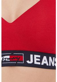 Tommy Jeans Biustonosz kolor czerwony. Kolor: czerwony #3
