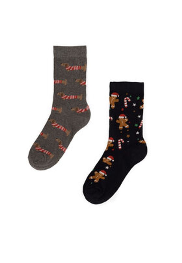 Lasocki Skarpety długie 2MB-002-AW23 (2-pack) Kolorowy. Materiał: materiał. Wzór: kolorowy