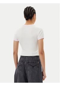 Hugo - HUGO T-Shirt Dalia 50537476 Biały Slim Fit. Kolor: biały. Materiał: bawełna #3
