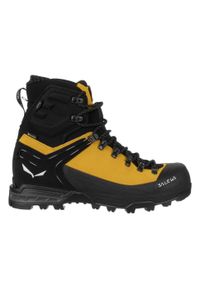 Buty Trekkingowe Męskie Salewa Ortles Ascent Mid Gtx. Kolor: żółty. Materiał: syntetyk, zamsz, materiał