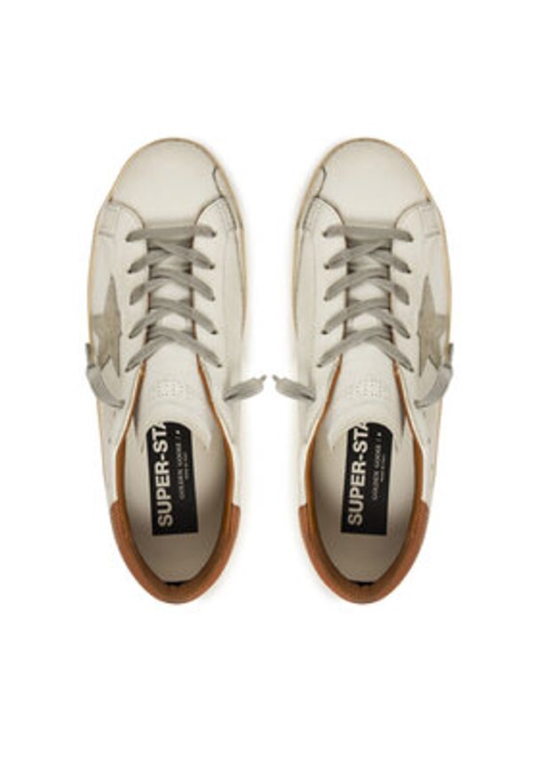 GOLDEN GOOSE - Golden Goose Sneakersy Super-Star Classic With Spur GWF00102.F002182.10803 Biały. Kolor: biały. Materiał: skóra